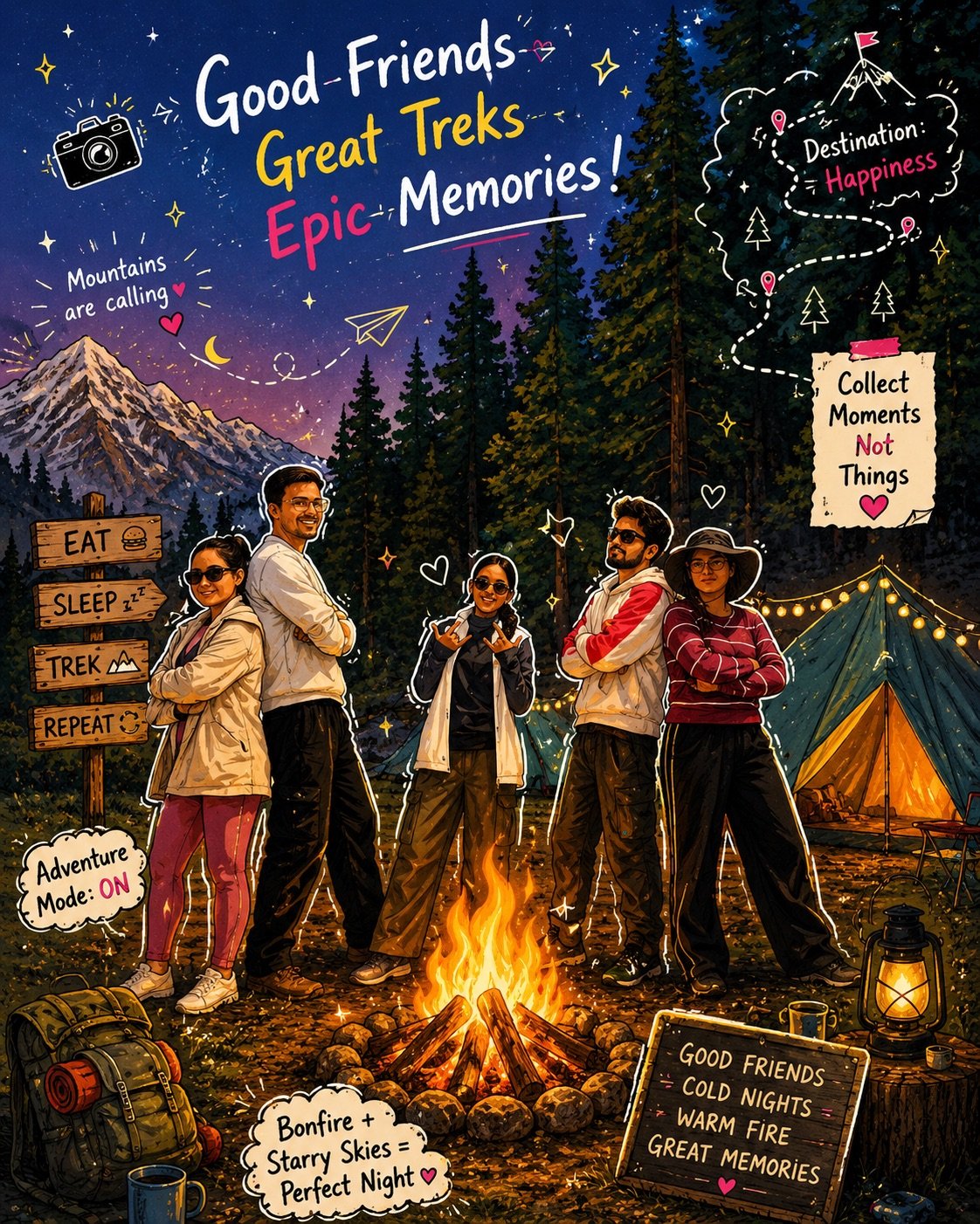 Mountain road travel experience